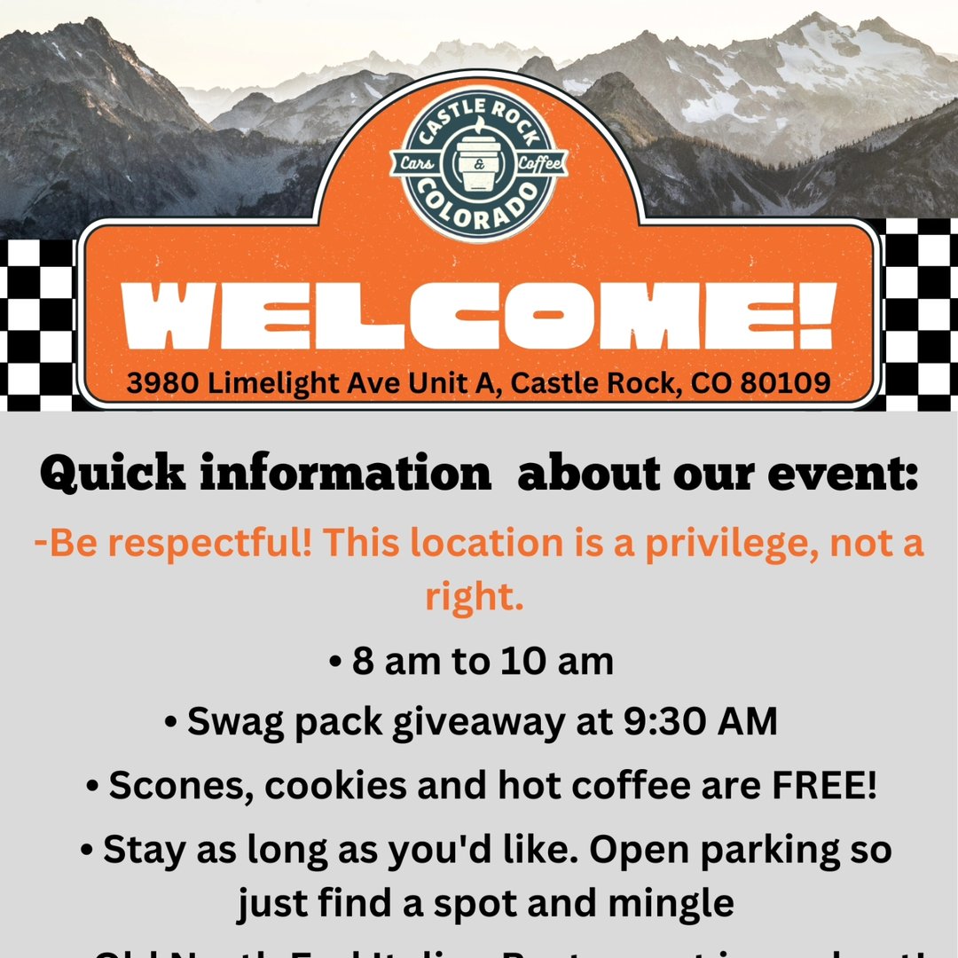 Castle Rock Cars and Coffee — Cars & Coffee meet